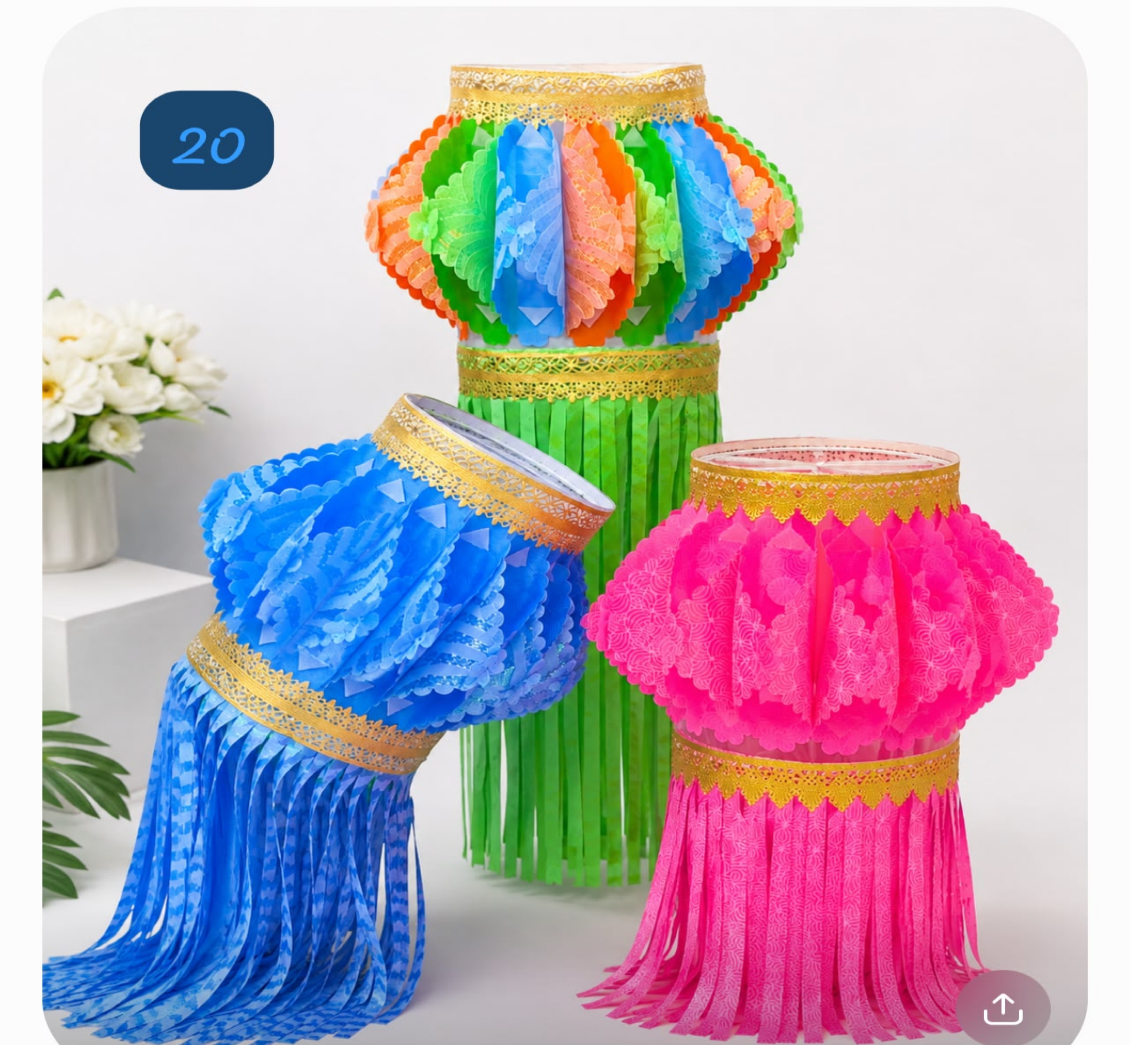 Spl Rainbow Cloth Karanji Big