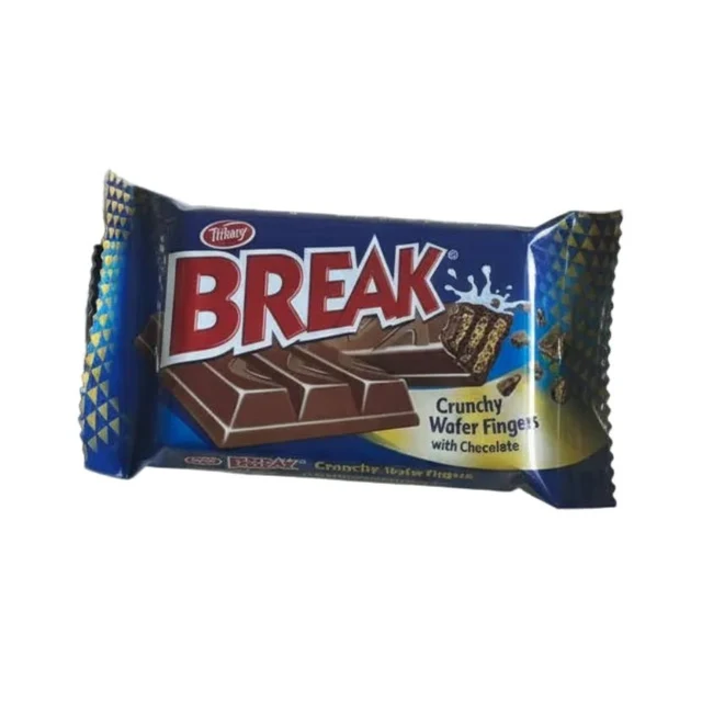 Tiffany Breaks Crunchy Wafer Fingers With Chocolates 25g