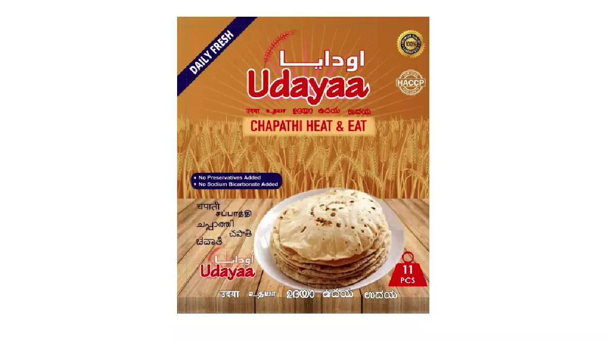 Udayaa Wheat Chapathi 200gm